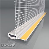 LIKOV LS3-300 lišta okenní začišťovací 3D s expanzní páskou a skl. tk. 100mm délka 2,4m